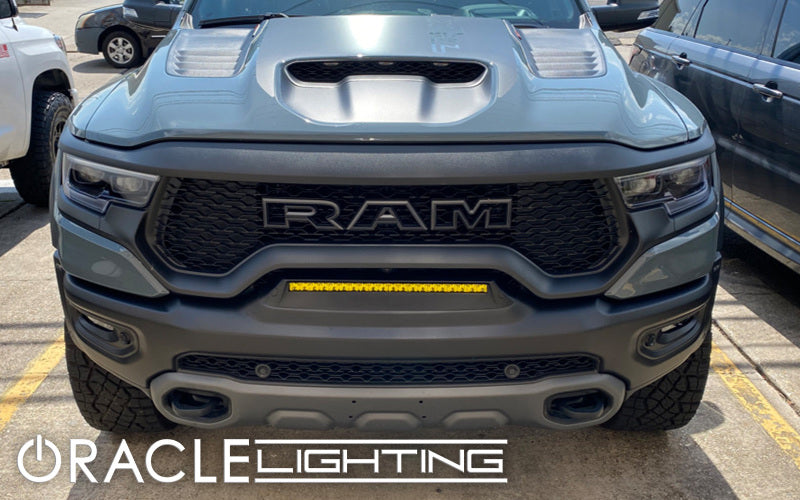 ORACLE Lighting 19-22 RAM Rebel/TRX Front Bumper Flush LED Light Bar System - Yellow