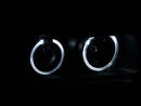 ANZO 1992-1998 BMW 3 Series E36 Projector Headlights w/ Halo Black (CCFL) G2-6