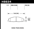 Hawk 09-14 Dodge Ram 2500/3500 Rear LTS Brake Pads-2