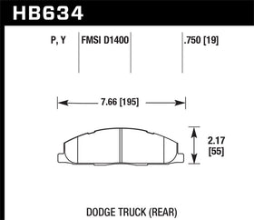 Hawk 09-14 Dodge Ram 2500/3500 Rear LTS Brake Pads - 0