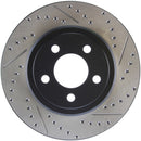 StopTech 05-09 Chrysler 300 (5.7L V8 exc SRT-8) Rear Left Slotted & Drilled Rotor-1