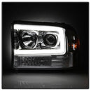 Spyder 99-04 Ford F-250 Super Duty Light Bar Projector Headlights - Chrome (PRO-YD-FF25099V2-LB-C)-8