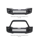 Go Rhino 07-20 Jeep Wrangler JL/JLU/JK/JKU/Gladiator JT Rockline Front Stubby Bumper w/ Overrider-13