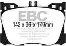 EBC 2017+ Mercedes-Benz E300 (W213) 2.0L Turbo Yellowstuff Front Brake Pads-3