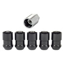 McGard Wheel Lock Nut Set - 5pk. (Cone Seat) M12X1.5 / 3/4 Hex / 1.46in. Length - Black-6