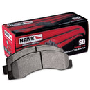 Hawk 06 Chevy Avalanche 2500 / GMC Truck / Hummer Super Duty Street Rear Brake Pads-6