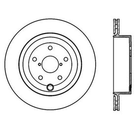 StopTech Power Slot 08-10 Subaru Impreza STi Rear Right Slotted Rotor - 0