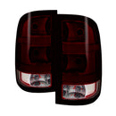 xTune GMC Sierra 2007-2013 OEM Style Tail Light Red Smoked ALT-JH-GS07-OE-RSM-1