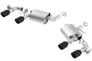 Borla 2016 Chevy Camaro V8 SS AT/MT ATAK Rear Section Exhaust w/ Dual Mode Valves Ceramic Black-1