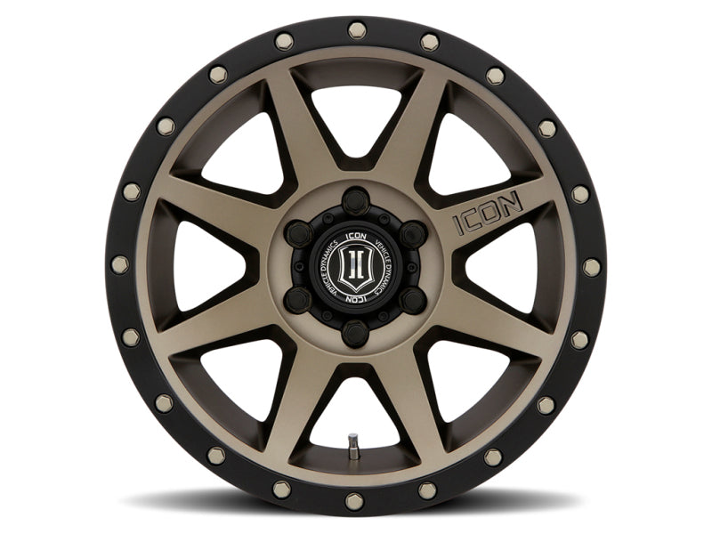 ICON Rebound 17x8.5 6x5.5 25mm Offset 5.75in BS 95.1mm Bore Bronze Wheel - 0