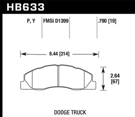 Hawk LTS Street Brake Pads - 0