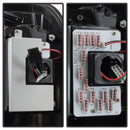 Spyder 08-16 Ford Super Duty F-250 V3 Light Bar LED Tail Lights - Blk Smoke ALT-YD-FS07V3-LBLED-BSM-9