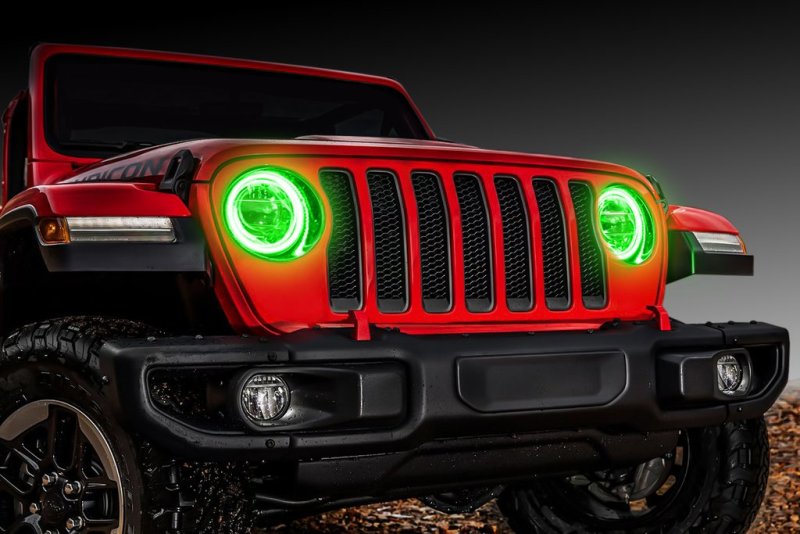 ORACLE Lighting Jeep Wrangler JL/Gladiator JT LED Surface Mount Headlight Halo Kit - 0