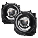 xTune 15-17 Jeep Renegade Light Bar DRL Projector Headlights -Black (PRO-JH-JREN-LBDRL-BK)-1