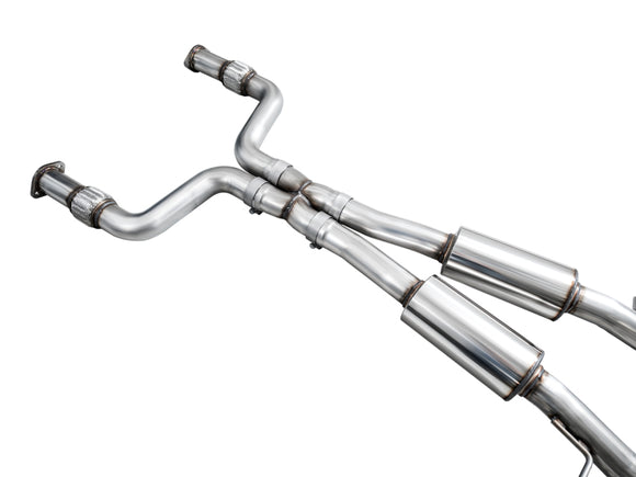 AWE Tuning 2023 Nissan Z RZ34 RWD Touring Edition Cat-Back Exhaust System w/ Chrome Silver Tips