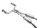 AWE Tuning 2023 Nissan Z RZ34 RWD Track Edition Cat-Back Exhaust System w/ Diamond Black Tips-17