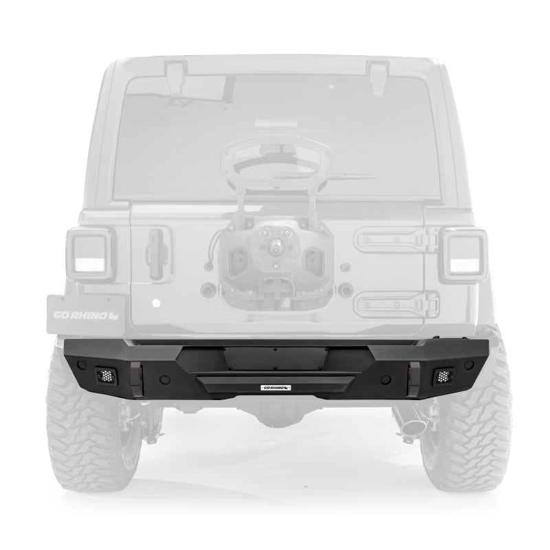 Go Rhino 18-20 Jeep Wrangler JL/JLU Trailline Rear Stubby Bumper - 0