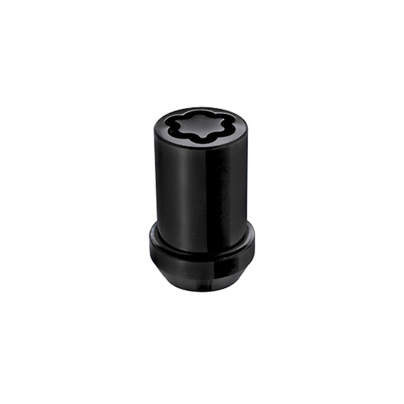 McGard Wheel Lock Nut Set - 4pk. (Tuner / Cone Seat) M12X1.25 / 13/16 Hex / 1.24in. Length - Black - 0