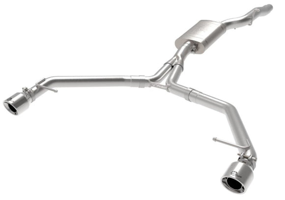 aFe MACH Force-Xp 13-16 Audi Allroad L4 SS Axle-Back Exhaust w/ Polished Tips