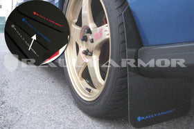 Rally Armor 93-01 Subaru Impreza RS Black UR Mud Flap w/ Blue Logo - 0