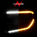 ANZO 2014-2017 Toyota Tundra LED Crystal Headlights w/ Switchback Black Housing w/ DRL-3