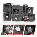 ANZO 88-98 Chevrolet C1500 Crystal Headlights Black Housing w/ Signal and Side Marker Lights-5