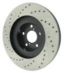 StopTech 02-10 Subaru WRX Slotted & Drilled Left Front Rotor (exc. STi)-7