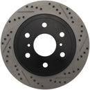 StopTech 05-10 GMC Sierra (w/ Rear Drum) / 07-09 GMC Yukon Rear Right Slotted & Drilled Rotor-1
