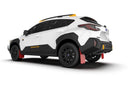 Rally Armor 24-26 Subaru Crosstrek (Wilderness Only) Red UR Mud Flap W/Black Logo - No Drilling Req-3