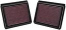 K&N Replacement Air Filter INFINITI M35 3.5L V6; 09-10 (2 PER BOX)-1