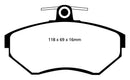 EBC 97-02 Volkswagen Cabriolet 2.0 Yellowstuff Front Brake Pads-3