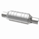 MagnaFlow Univ Cat Conv 2in Inlet/Outlet Ctr/Ctr Round 11in Body L x 5.125in W x 15in Overall L-11
