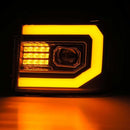AlphaRex 07-13 GMC 1500HD PRO-Series Proj Headlights Plank Style Gloss Blk w/Activ Light/Seq Signal-5