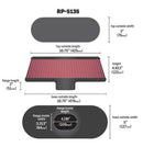 K&N Air Filter with Carbon Fiber Top and Base-7