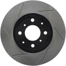 StopTech Power Slot 93-00 Honda Civic DX w/ Rr Drum Brakes Front Left Rotor-5