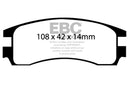 EBC 00-05 Buick Le Sabre (FWD) 3.8 (15in Wheels) Yellowstuff Rear Brake Pads-3