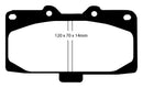 EBC 89-95 Nissan Skyline (R32) 2.6 Twin Turbo GT-R Bluestuff Front Brake Pads-3