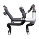 Injen 21-23 Ford Bronco 2.7L V6 (TT) EcoBoost SES Intercooler Pipes - Wrinkle Black-1