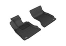 3D MAXpider 2011-2016 BMW 5 Series F10 Kagu 1st Row Floormat - Black-1