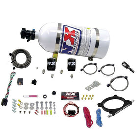 Nitrous Express 11-15 Ford Mustang GT 5.0L High Output Nitrous Plate Kit (50-250HP) w/10lb Bottle - 0