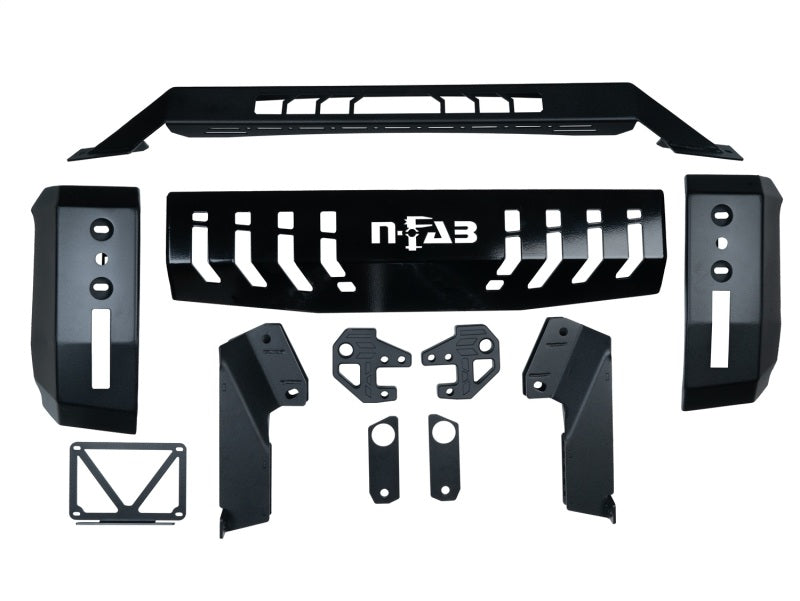 N-Fab HVM Bull Bar 19-23 Chevy 1500 - Tex. Black - 0