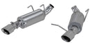 MBRP 11-14 Ford Mustang V6 3in. Dual Muffler Axle Back Split Rear Exhaust System AL-2