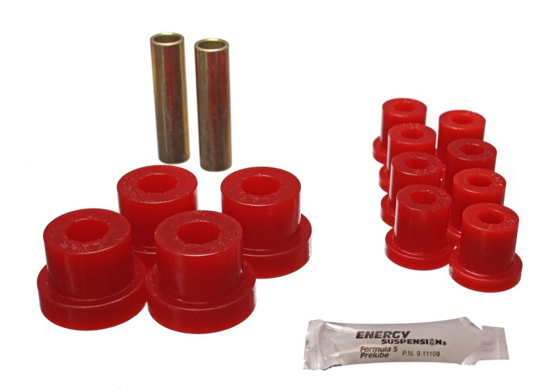 Energy Suspension Jeep Spring Bushing Set - Red - 0