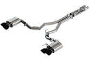 Borla 2020 Ford GT500 5.2L AT 3in ATAK CatBack Exhaust w/ Black Chrome Tips-1