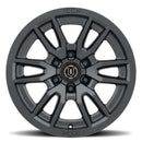 ICON Vector 6 17x8.5 6x5.5 0mm Offset 4.75in BS 106.1mm Bore Satin Black Wheel-2