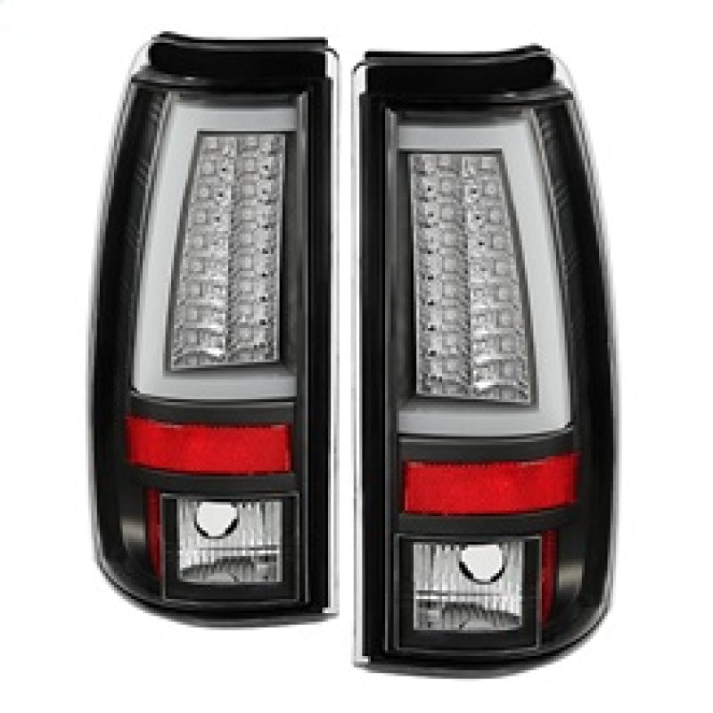 Spyder Chevy Silverado 1500/2500 99-02 Version 2 LED Tail Lights - Black ALT-YD-CS99V2-LED-BK - 0