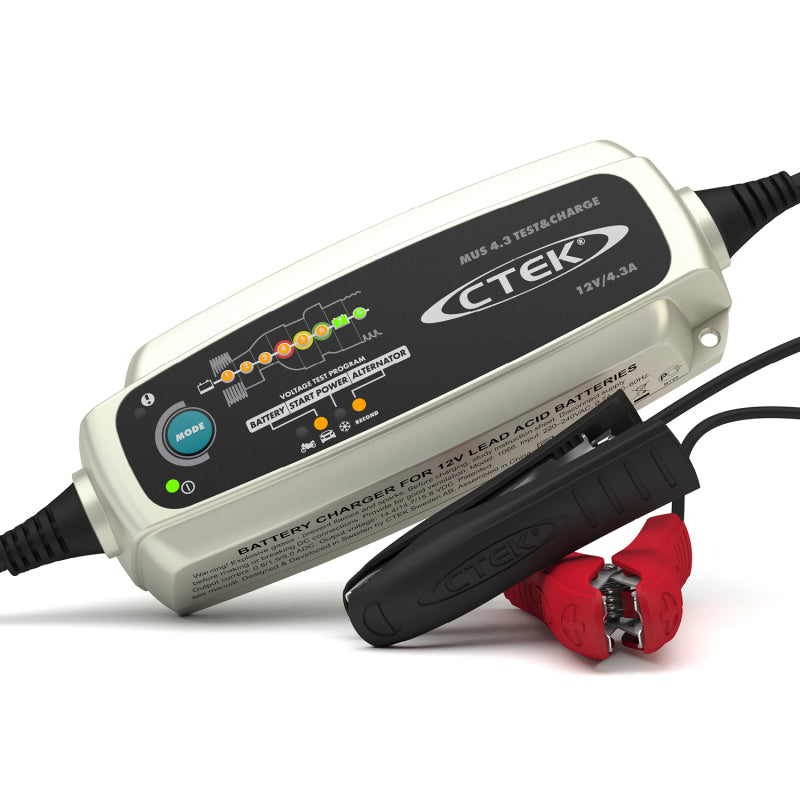 CTEK Battery Charger - MUS 4.3 Test & Charge - 12V - 0