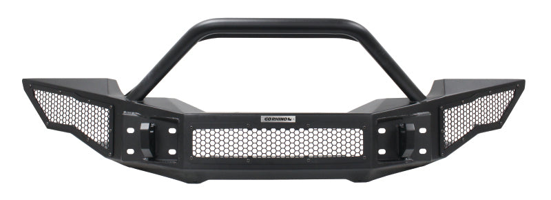 Go Rhino 07-20 Jeep Wrangler JL/JLU/JK/JKU/Gladiator JT Rockline Full Width Bumper w/ Overrider