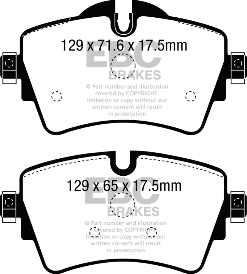 EBC 14+ Mini Hardtop 2.0 Turbo Cooper S Greenstuff Front Brake Pads - 0