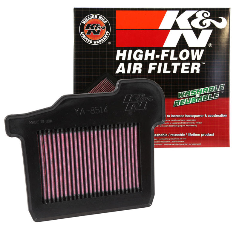 K&N Replacement Unique Panel Air Filter for 2014 Yamaha FZ-09/MT09 847 - 0